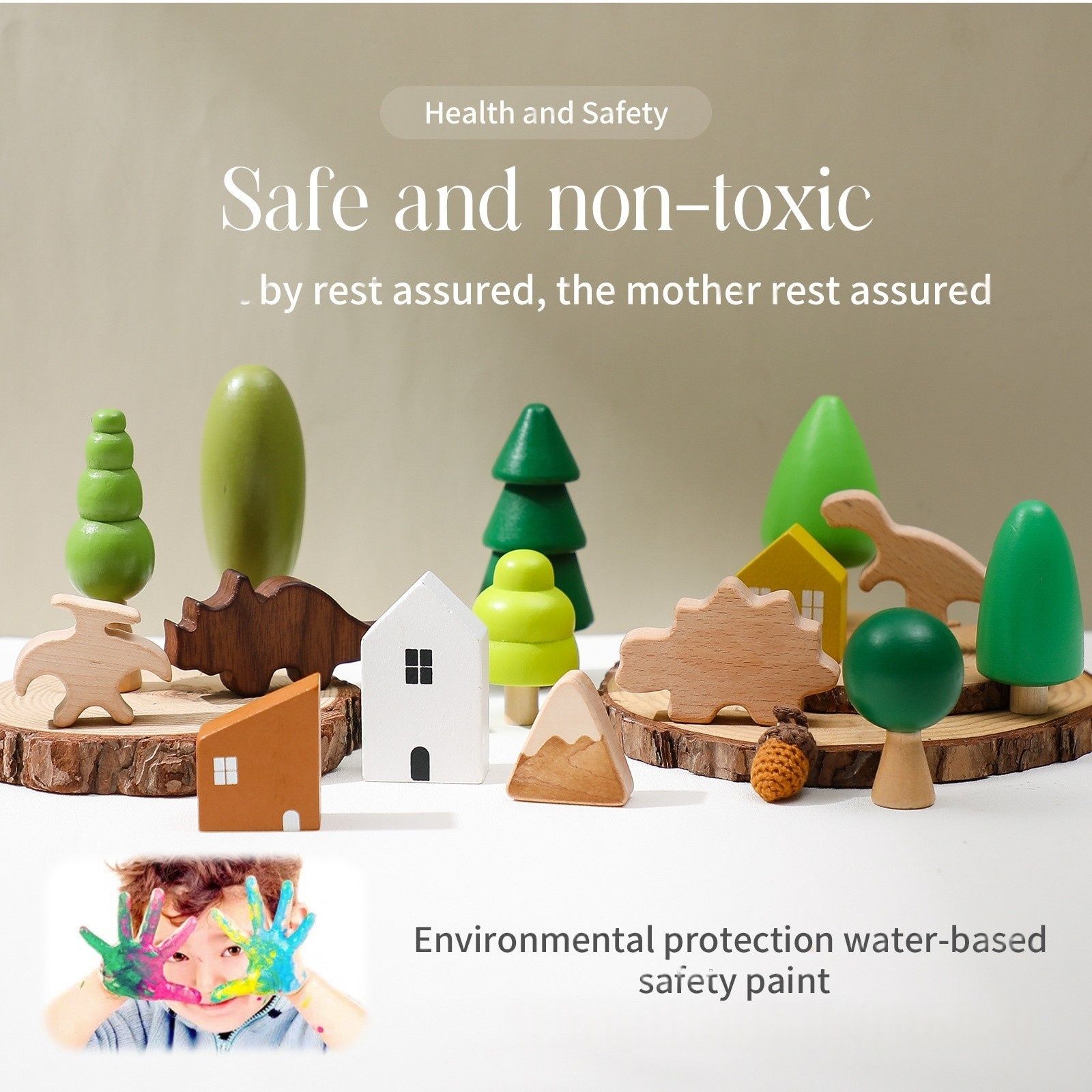 Wooden Forest Toy Set