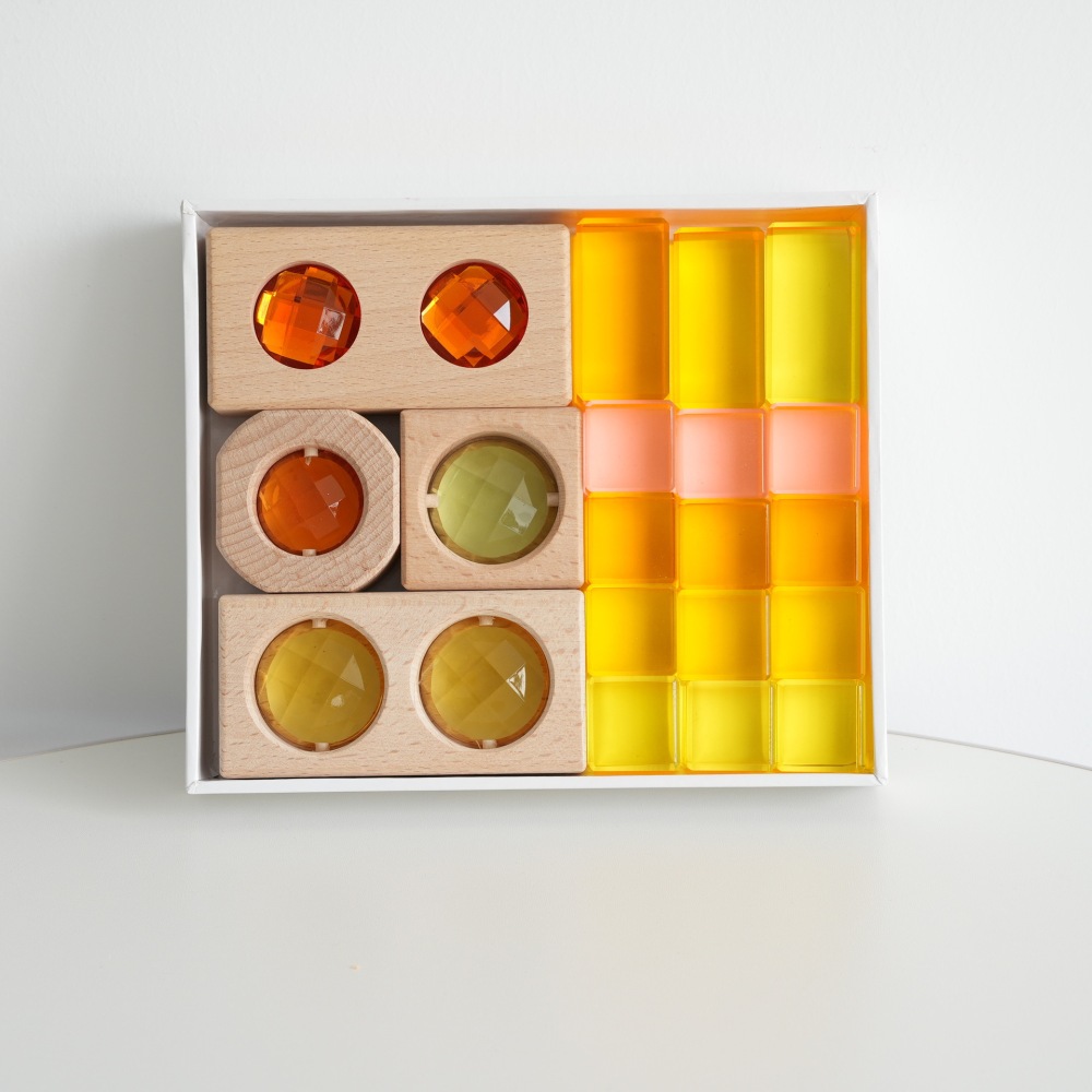 Acrylic Gem Fairy Window Building Blocks Set