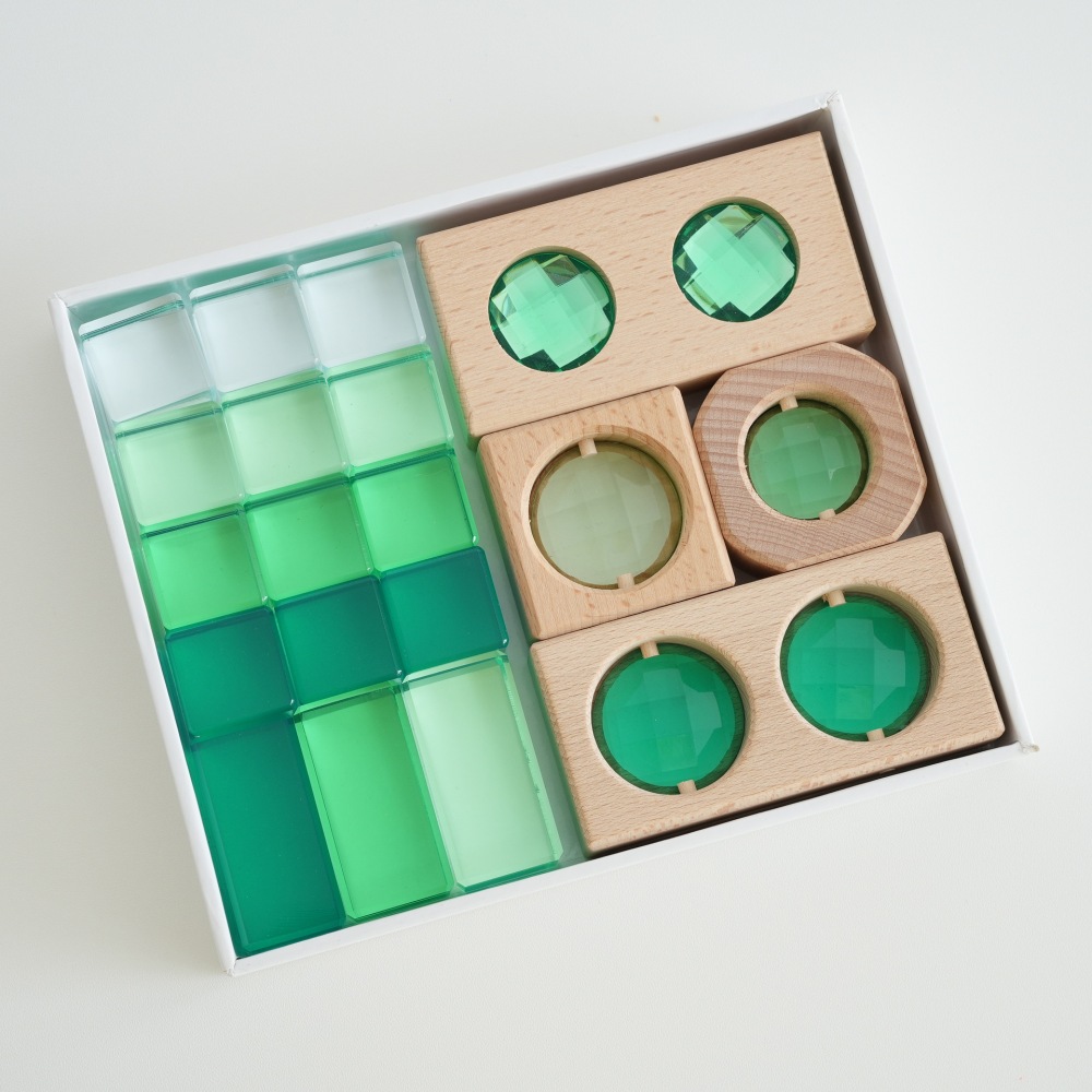 Acrylic Gem Fairy Window Building Blocks Set