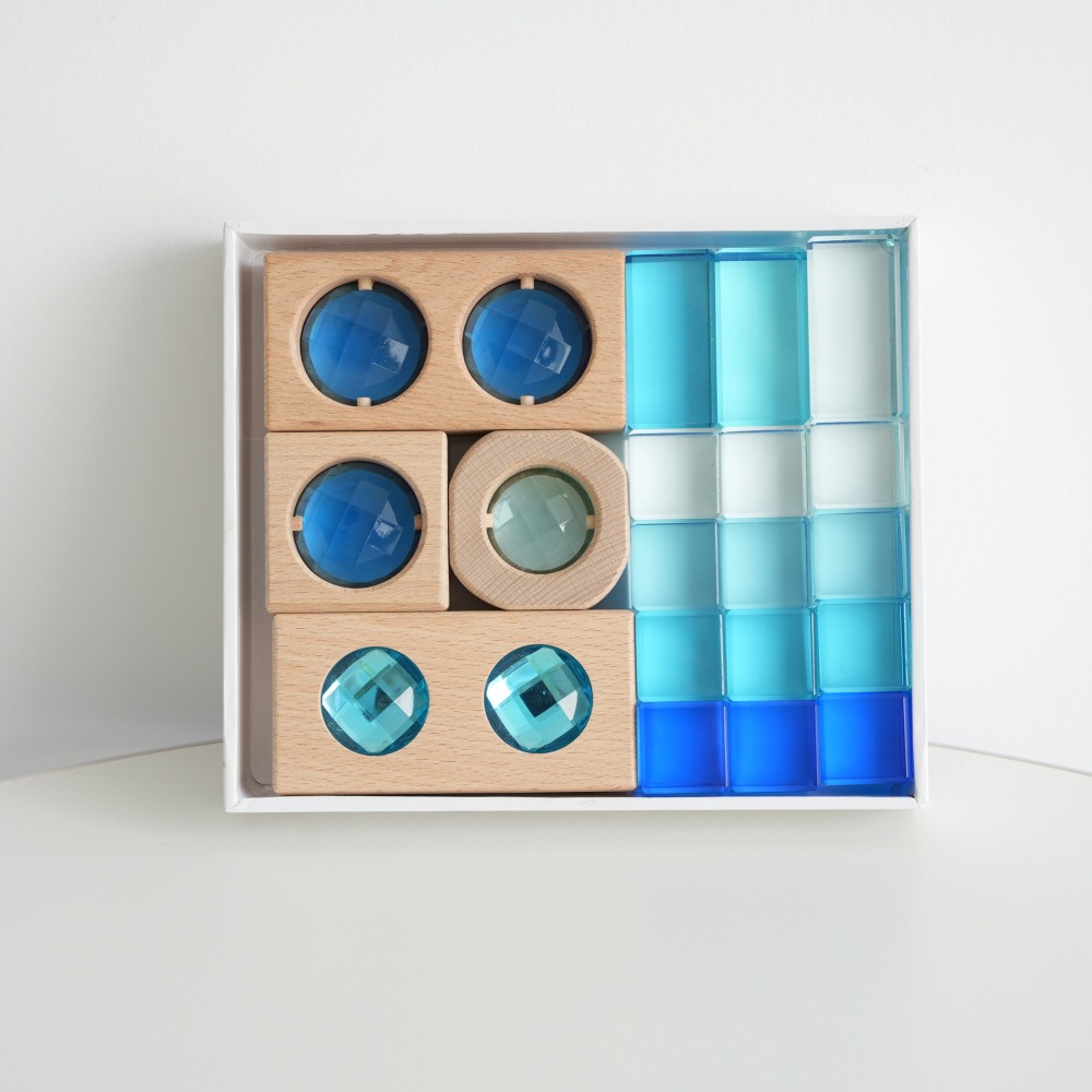 Acrylic Gem Fairy Window Building Blocks Set