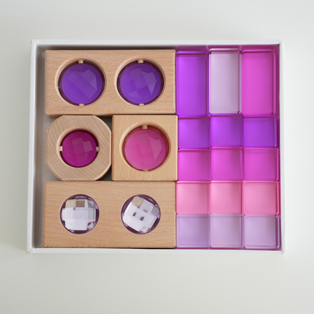 Acrylic Gem Fairy Window Building Blocks Set