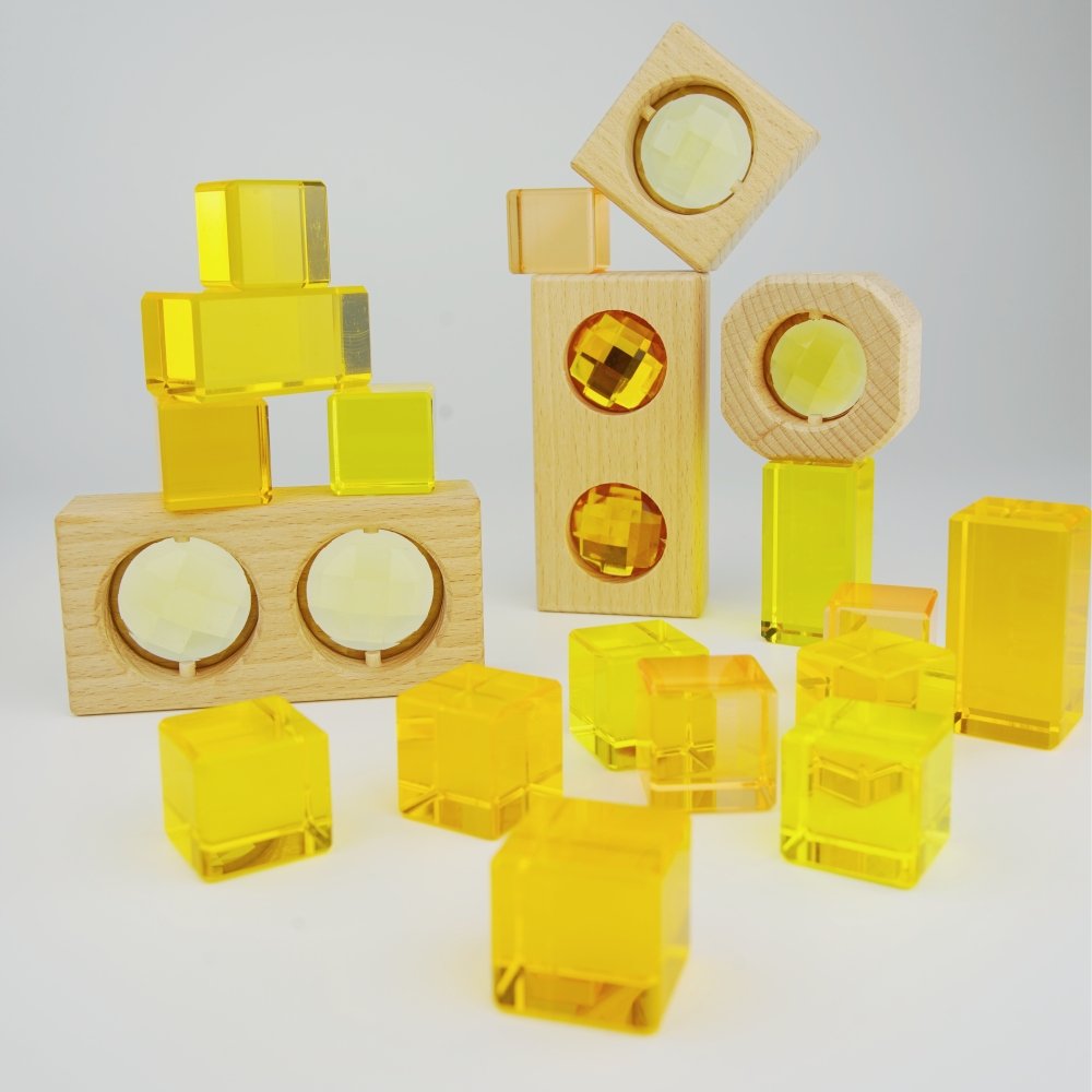 Acrylic Gem Fairy Window Building Blocks Set