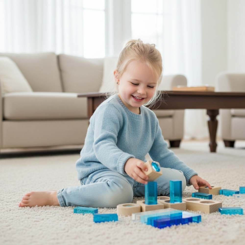 Acrylic Gem Fairy Window Building Blocks Set
