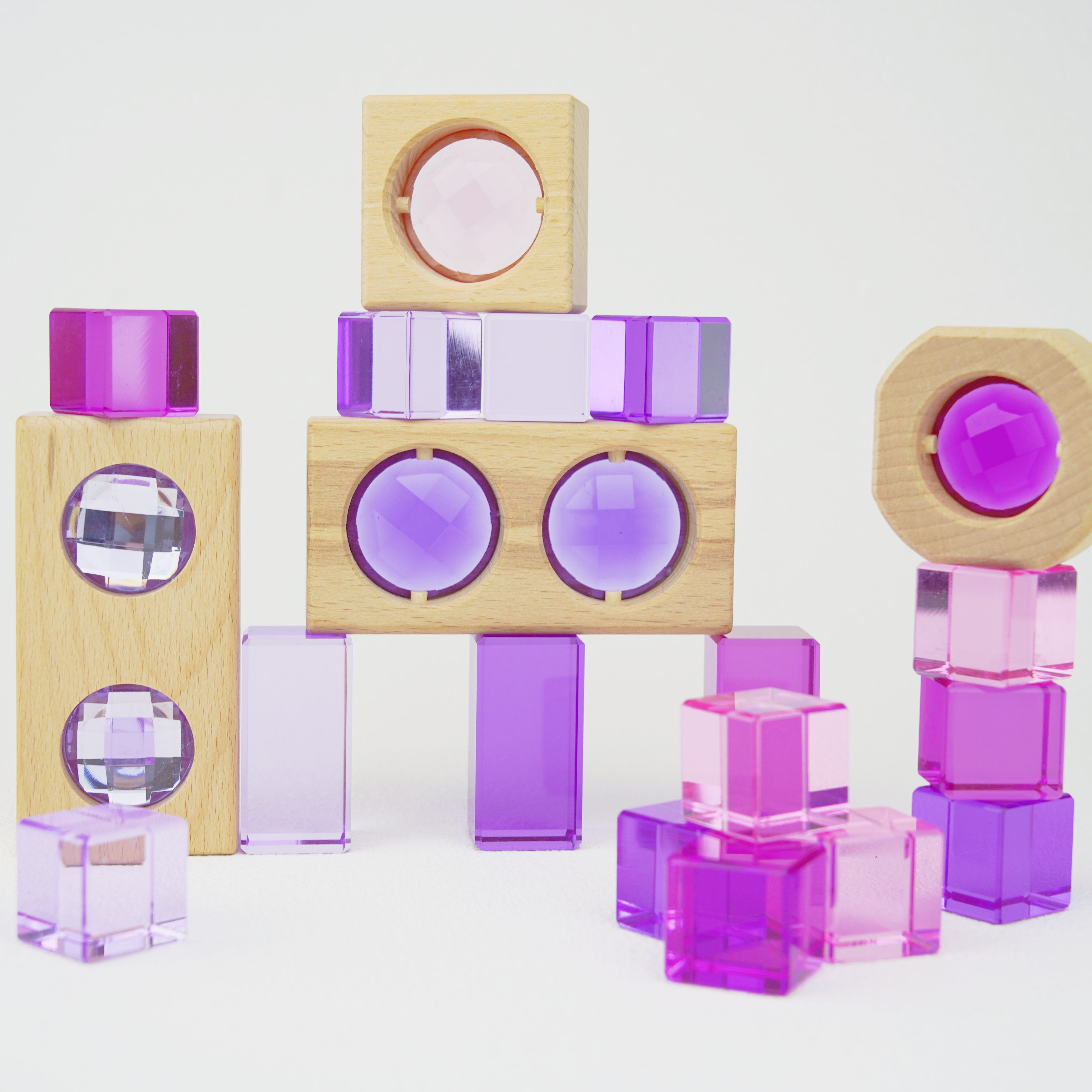 Acrylic Gem Fairy Window Building Blocks Set