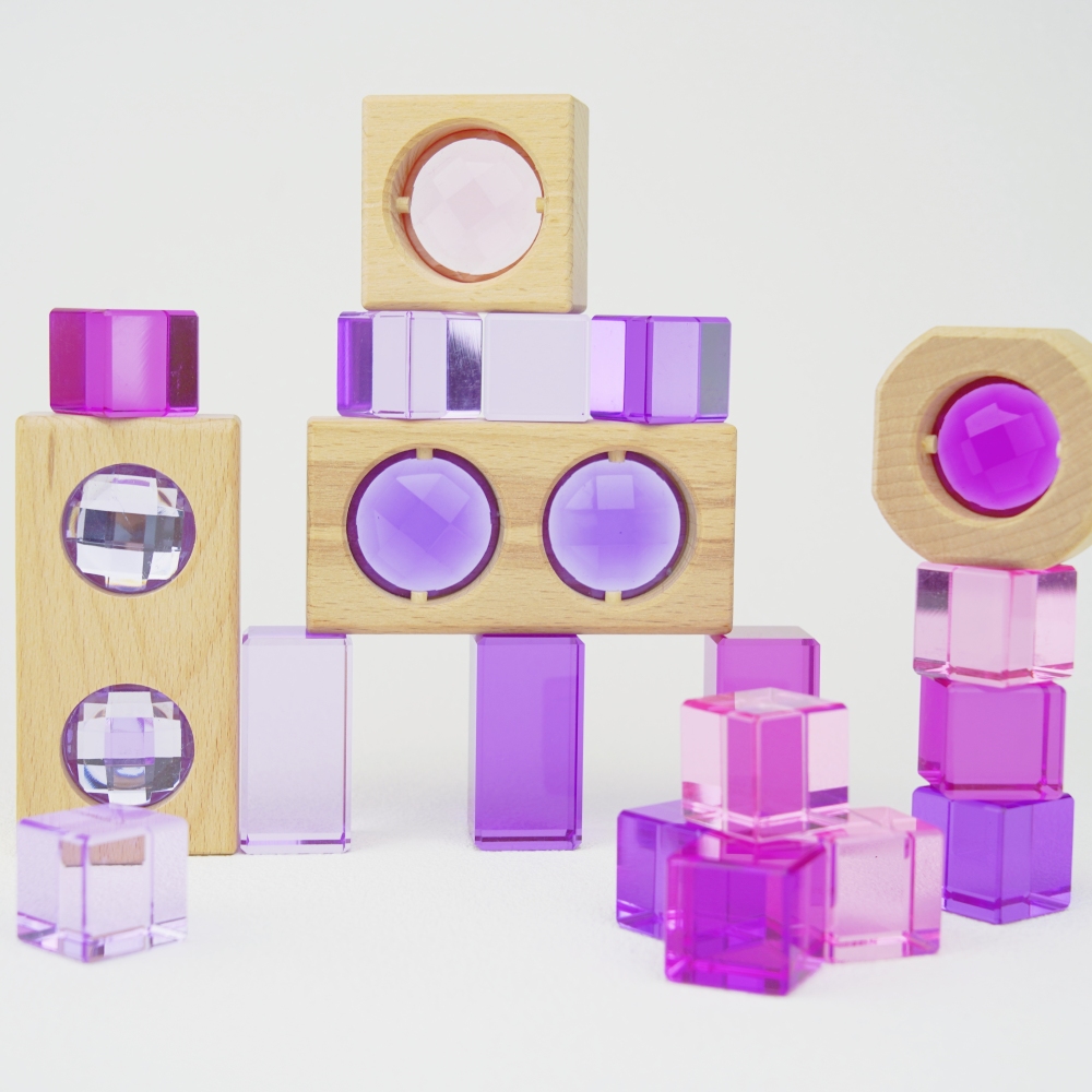 Acrylic Gem Fairy Window Building Blocks Set