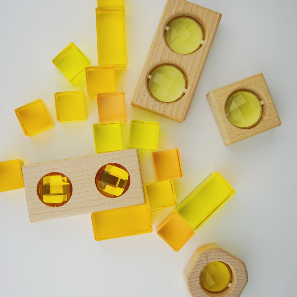 Acrylic Gem Fairy Window Building Blocks Set