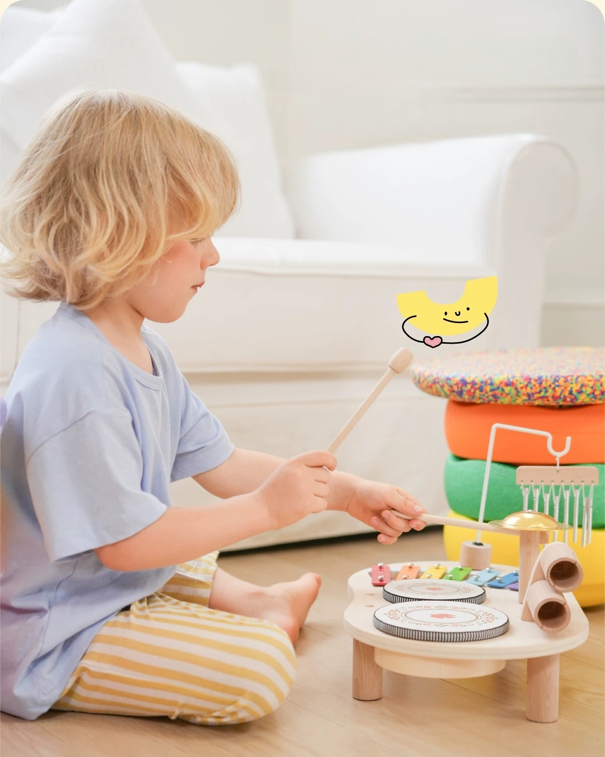 Montessori Wooden Music Station
