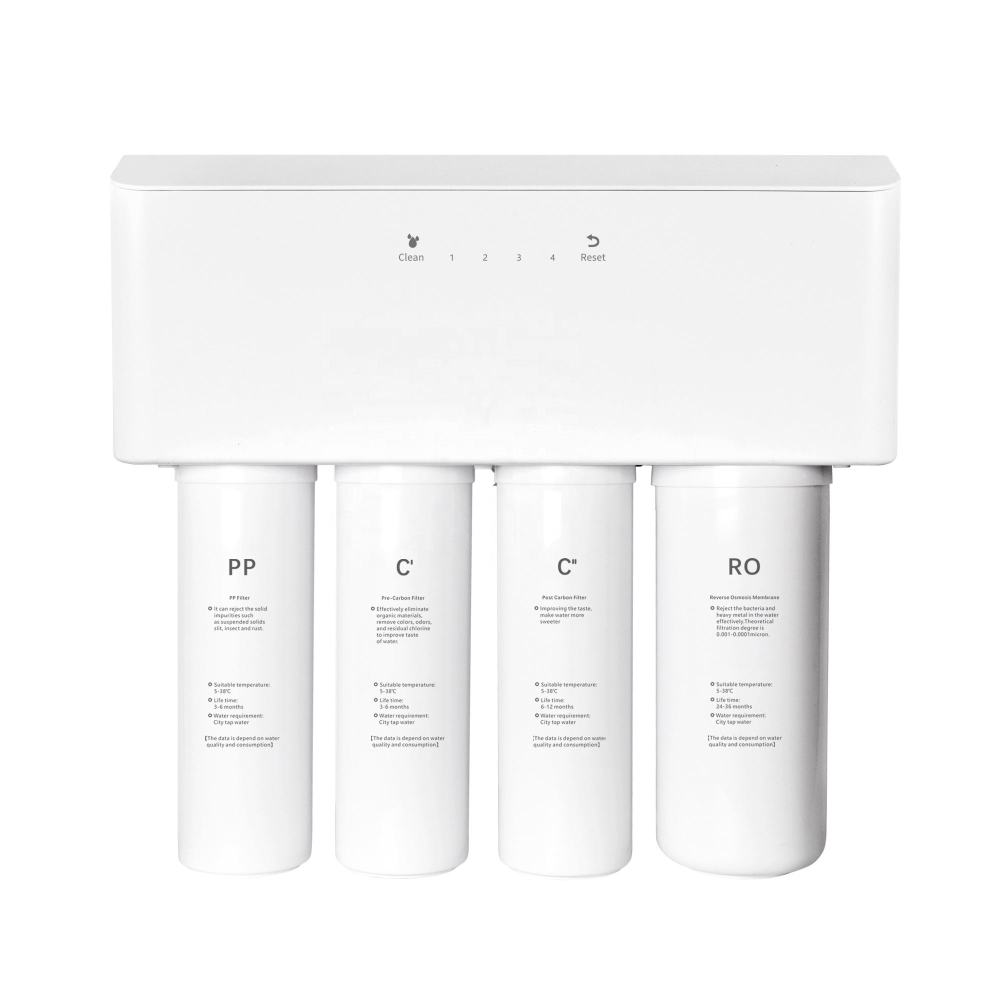 400 Gallon Large Flow Quick Change Home Reverse Osmosis Kitchen Tankless Under Sink Water Purifier