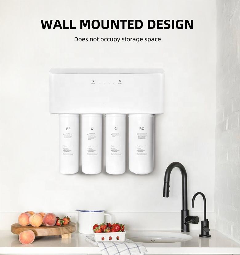 400 Gallon Large Flow Quick Change Home Reverse Osmosis Kitchen Tankless Under Sink Water Purifier