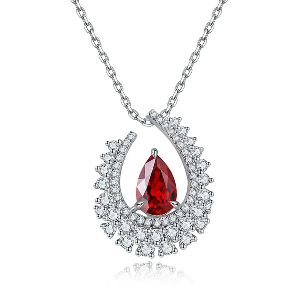 ShanLover Brand Lab Grown Gemstones Necklace Luxury Brand Designer Newest Certificated Women Elegant Sophistication Jewelry