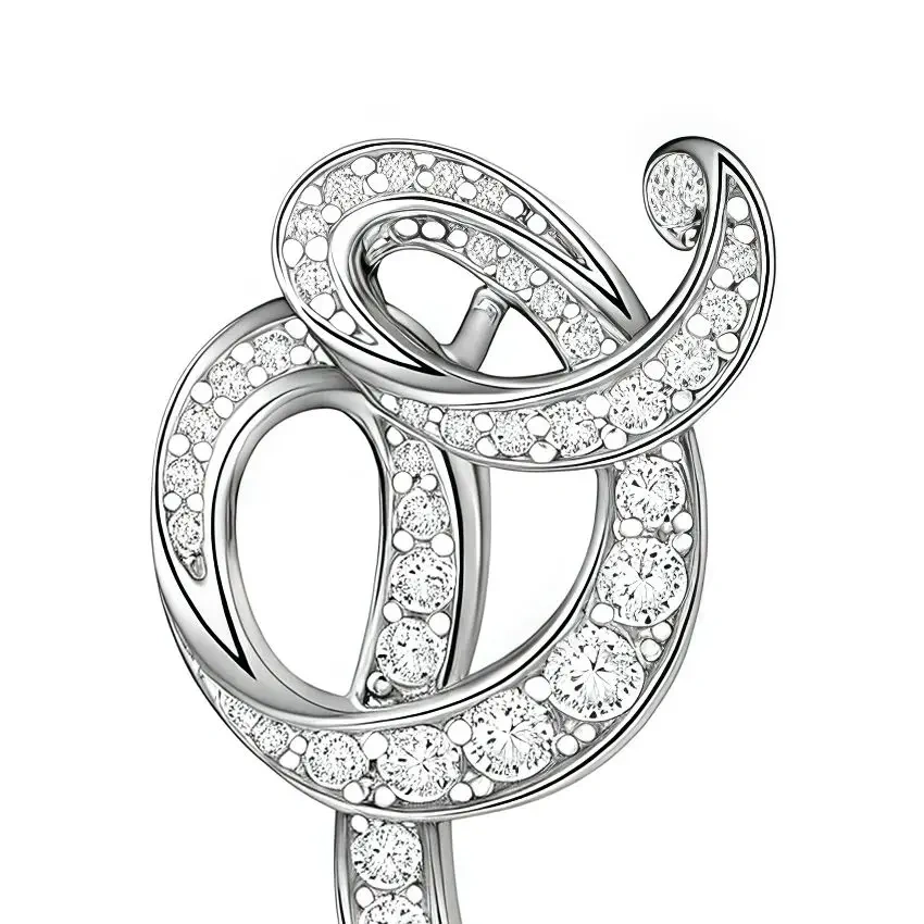 ShanLover Brand Twombly Musical Notes Design Water Drop Gemstone Earrings 925 Sterling Silver Jewelry Pendant Earrings For Women