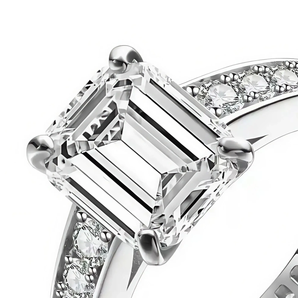 ShanLover Brand Certificate Hot Sales Fashion Zircon Ring High Quality 925 Sterling Silver Diamond Studded Ring