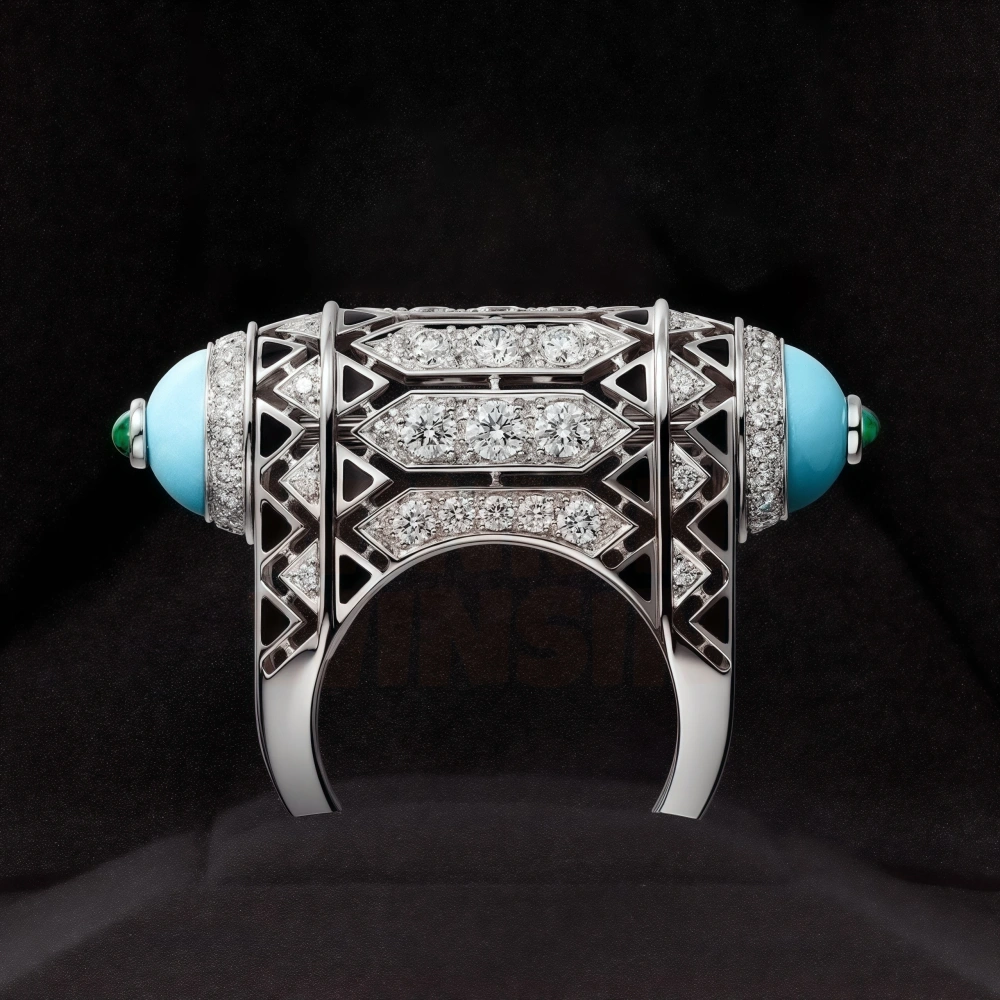 Winkin Winsin Luxury Brand Designer 925 Sterling Silver Ring Natural Coral Fine Jewelry Gemstone Rings High-Carbon Diamond Rings
