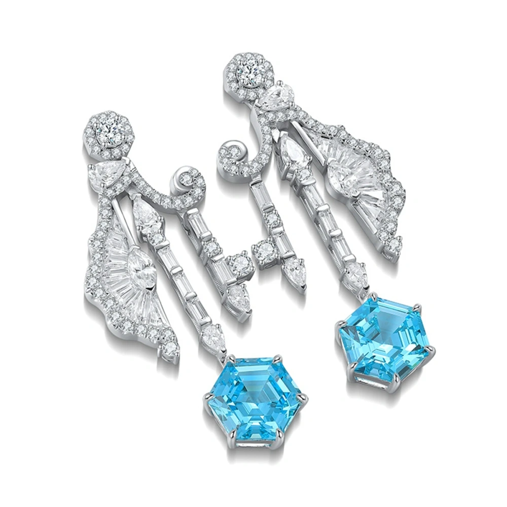 ShanLover Brand  Luxury Brand Designer Lab Grown Gemstones Certificated Women Stud  Sophistication Cultivating Elegant Jewelry