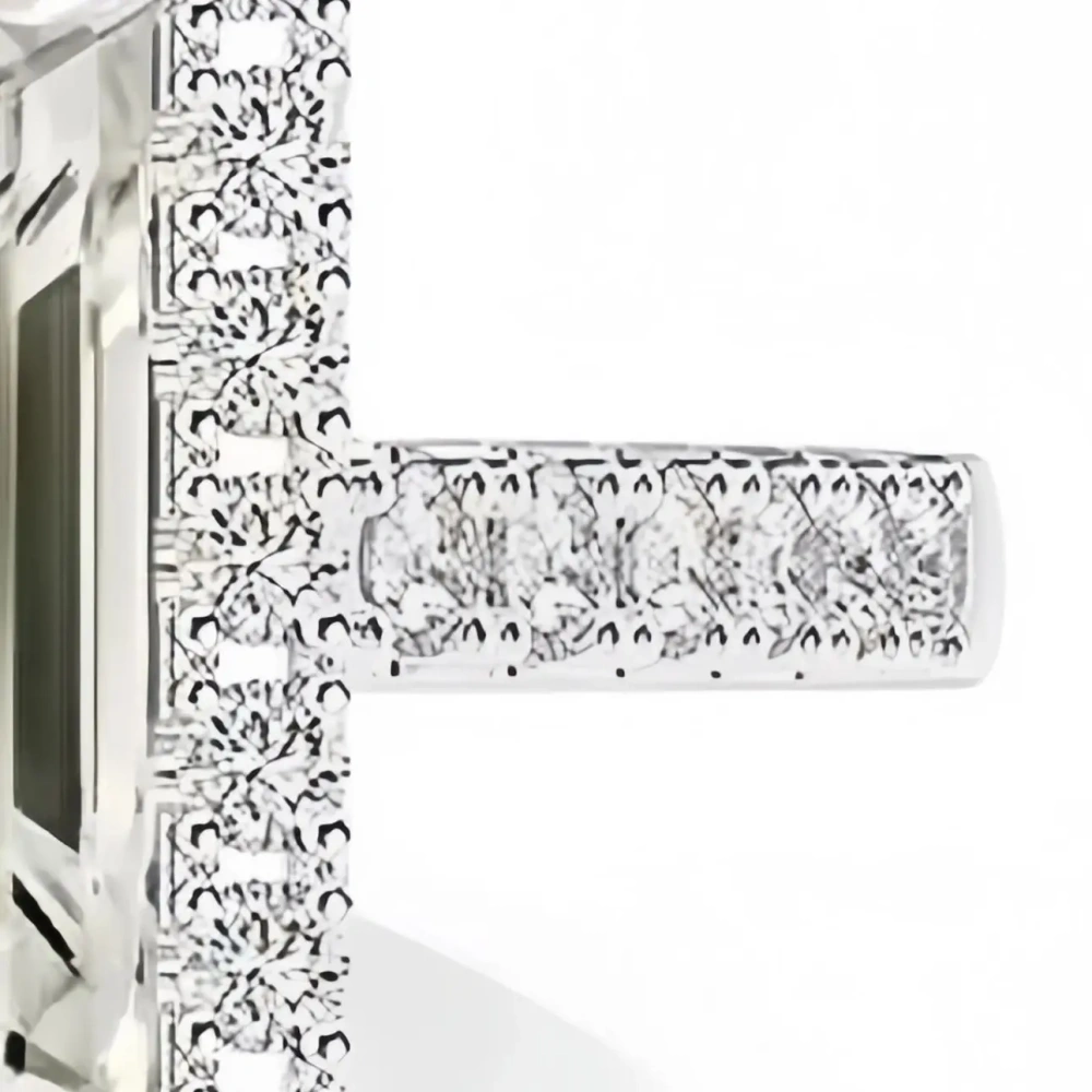 ShanLover Brand MST Top Grade 4ct Moissanite Diamond Ring CMA Certificate 925 Sterling Silver Rings Luxury Jewelry