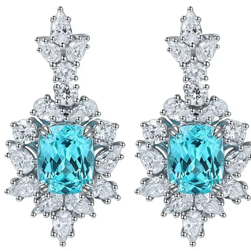 ShanLover Brand Newest Lab Grown Gemstones Fashion Certificate Hot Sales Real 925 Sterling Silver Lab Grown Gemstones Jewelry