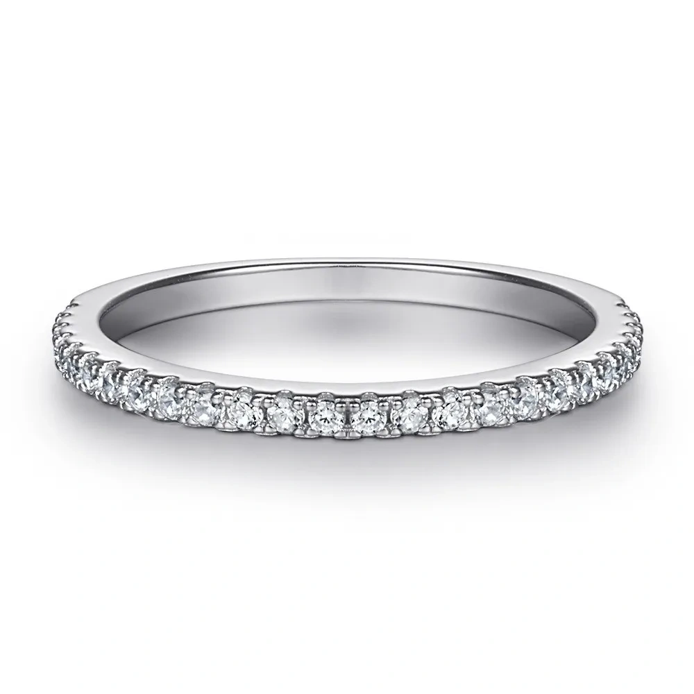Winkin Winsin 925 Sterling Silver Light Luxury Ring Set Moissanite Diamond Ring Set CMA Certificate Jewelry
