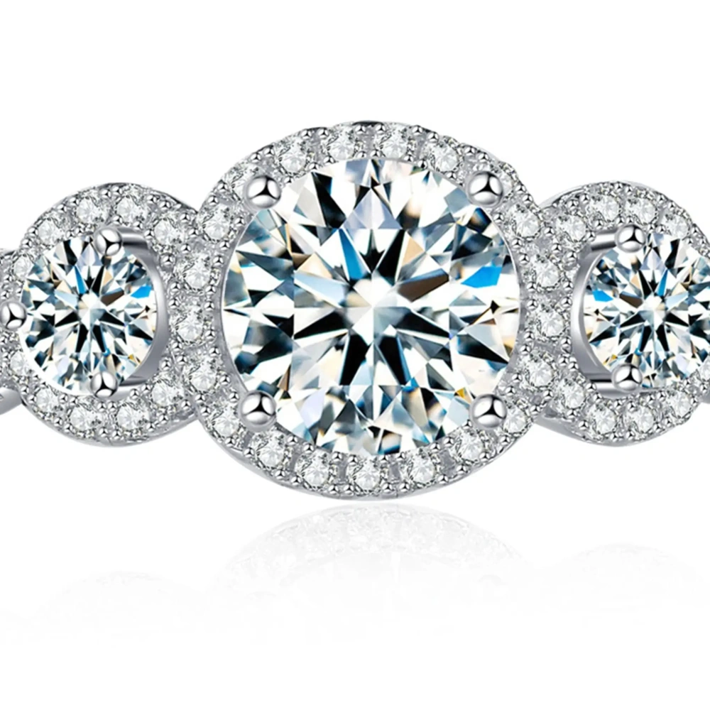 ShanLover Brand Moissanite Ring Light Luxury High End Feel 925 Sterling Silver  Women Luxury Brand Designer New Products Ring