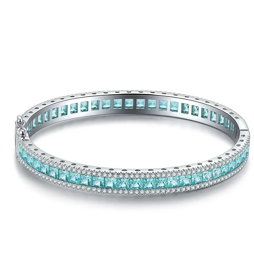 ShanLover Brand Newest Full Diamond Bracelet S925 Silver High End Luxury Lab Grown Gemstones Certificate Cultivated Jewelry