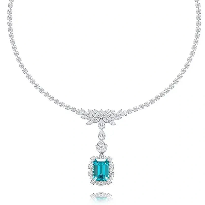 ShanLover Brand High Quality New Products Luxury Brand Designer Lab Grown Gemstones Necklace Certificated Jewelry