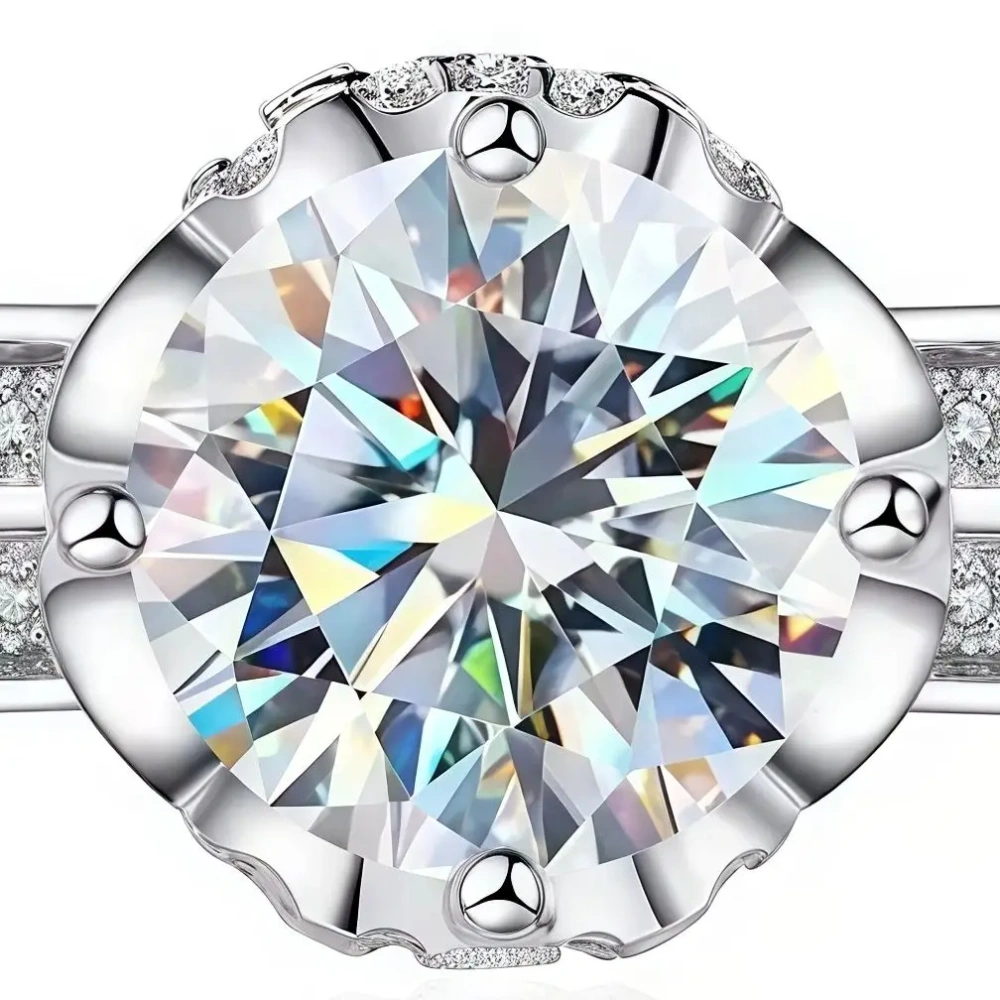 ShanLover  Brand Mosang Diamond  Ring S925 Sterling Silver Ring for Women Luxury Brand Designer New Products Ring