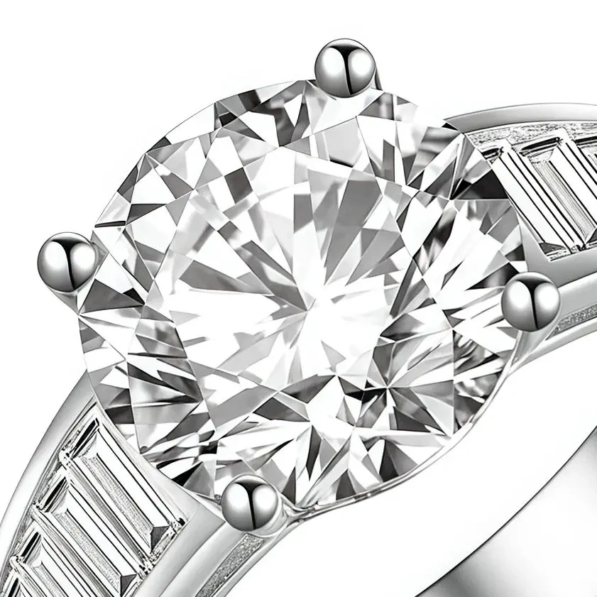 ShanLover Brand High Quality Certificate Hot Sales Fashion Zircon Ring S925 Silver round Diamond Full Row Ring Women