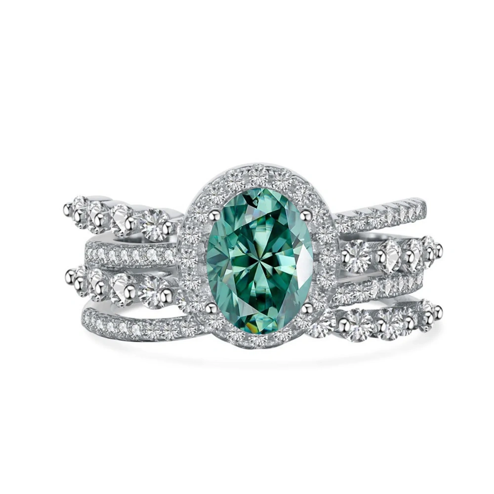 Winkin Winsin Luxury Designer MST Top Grade Moissanite Diamond Rings Woman Colorful Gemstone 925 Sterling Silver Ring Jewelry
