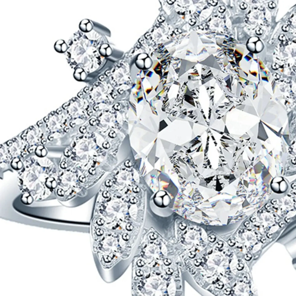 ShanLover Brand Women Luxury S925 Sterling Silver Encrusted with Diamonds All over Jewelry Luxury Brand Designer Moissanite Gems