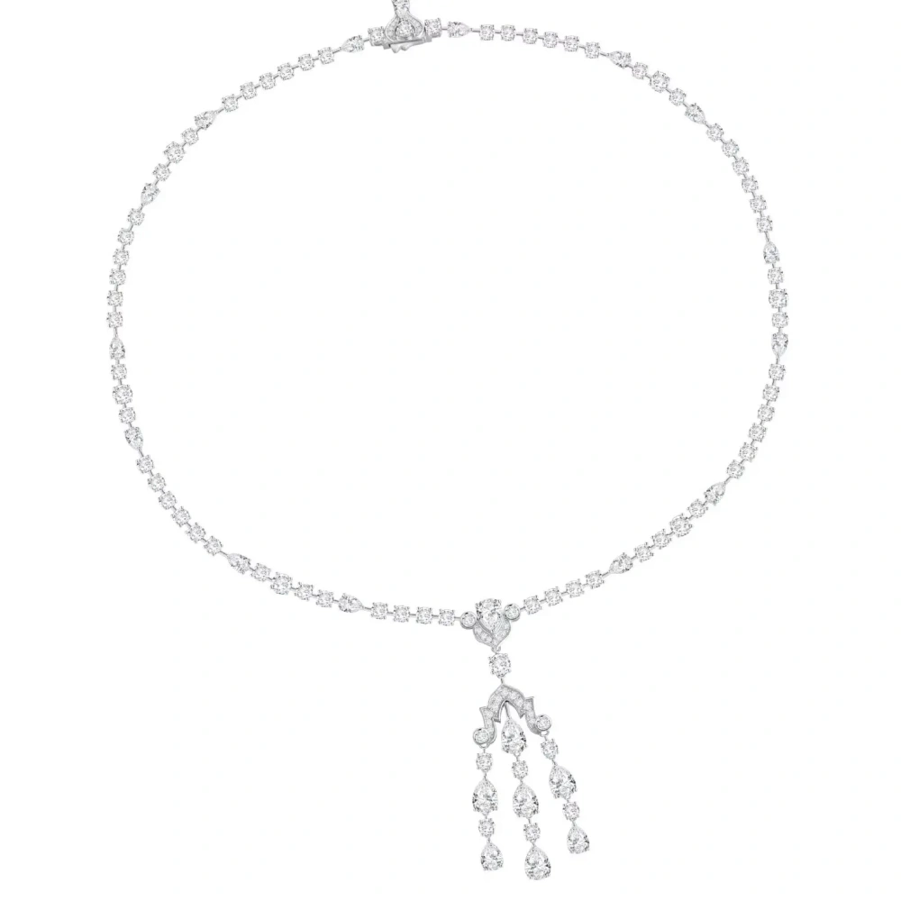 ShanLover Luxury Brand Jewelry Necklaces High End Zircon Gemstones Tassel Style Necklace Pendants Jewellery For Woman Gifts