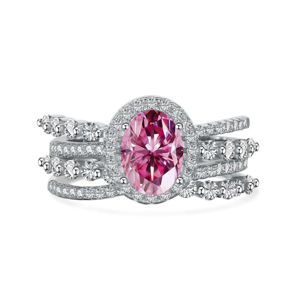 Winkin Winsin Luxury Designer MST Top Grade Moissanite Diamond Rings Woman Colorful Gemstone 925 Sterling Silver Ring Jewelry