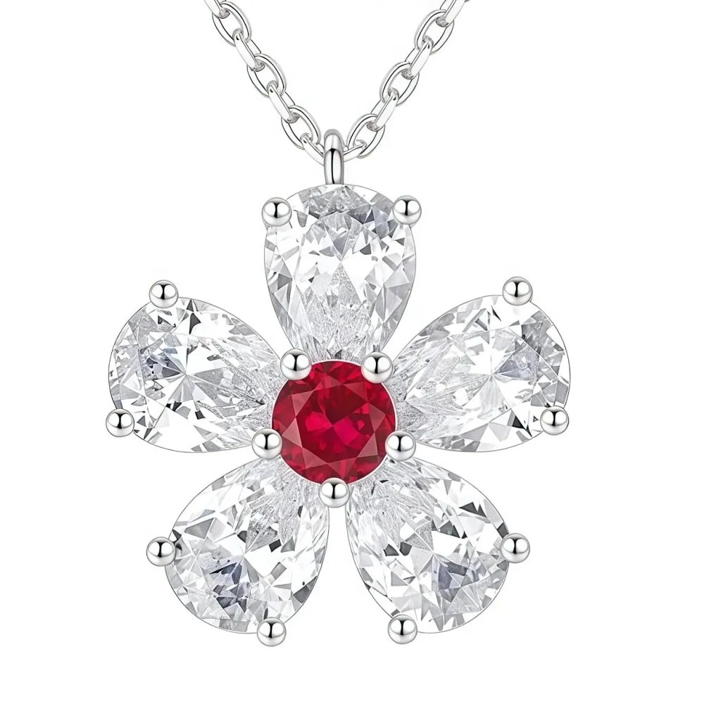 ShanLover Brand High Quality Certificate Women Light Luxury And Niche Certificate 925 Silver Women Zircon Necklace