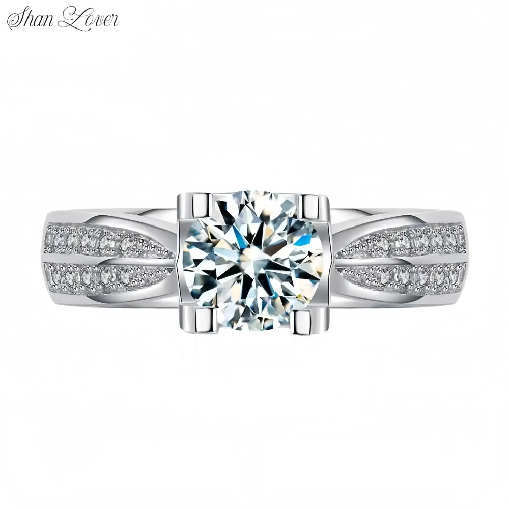 MUSHAN MST Top Grade Brand Moissanite Diamond Ring for Women Rings Fashionable High End 925 Sterling Silver Jewelry