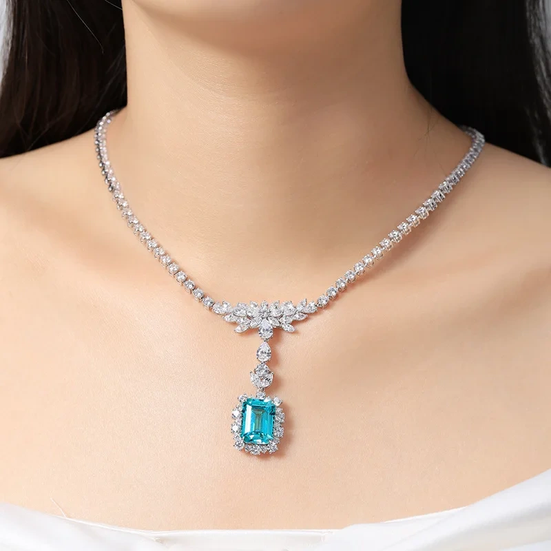 ShanLover Brand High Quality New Products Luxury Brand Designer Lab Grown Gemstones Necklace Certificated Jewelry