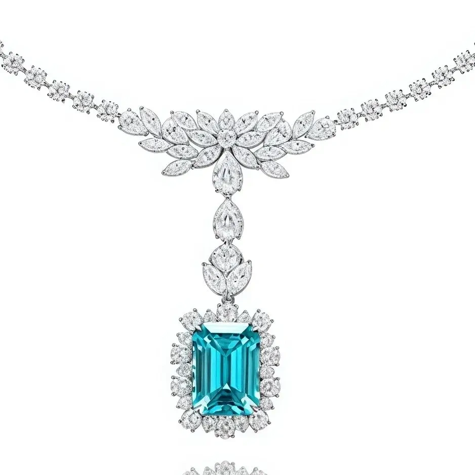 ShanLover Brand High Quality New Products Luxury Brand Designer Lab Grown Gemstones Necklace Certificated Jewelry