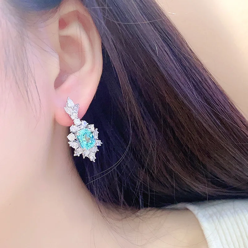 ShanLover Brand Newest Lab Grown Gemstones Fashion Certificate Hot Sales Real 925 Sterling Silver Lab Grown Gemstones Jewelry
