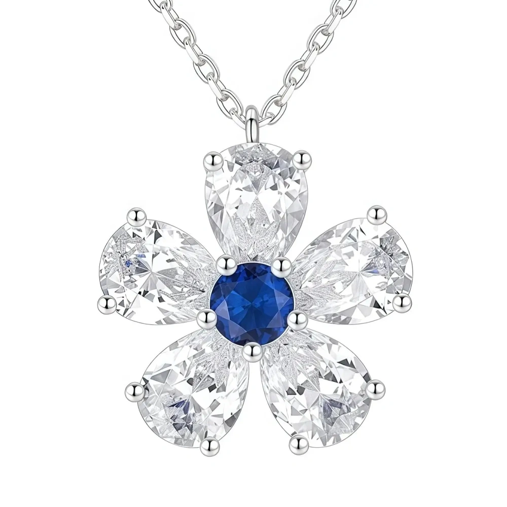 ShanLover Brand High Quality Certificate Women Light Luxury And Niche Certificate 925 Silver Women Zircon Necklace