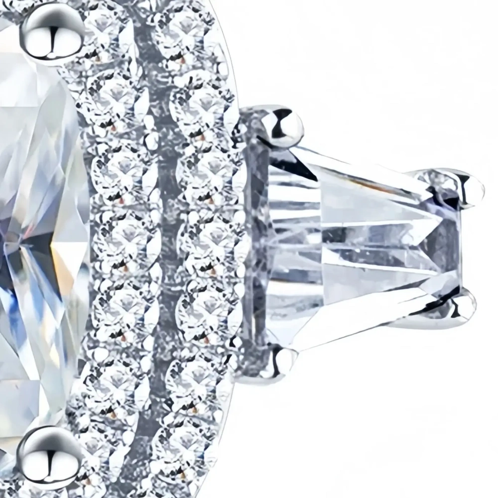 ShanLover Brand Luxury Designer MST Top Grade Moissanite Real Sterling Silver Ring For Woman Full Diamond Wedding Rings Jewelry