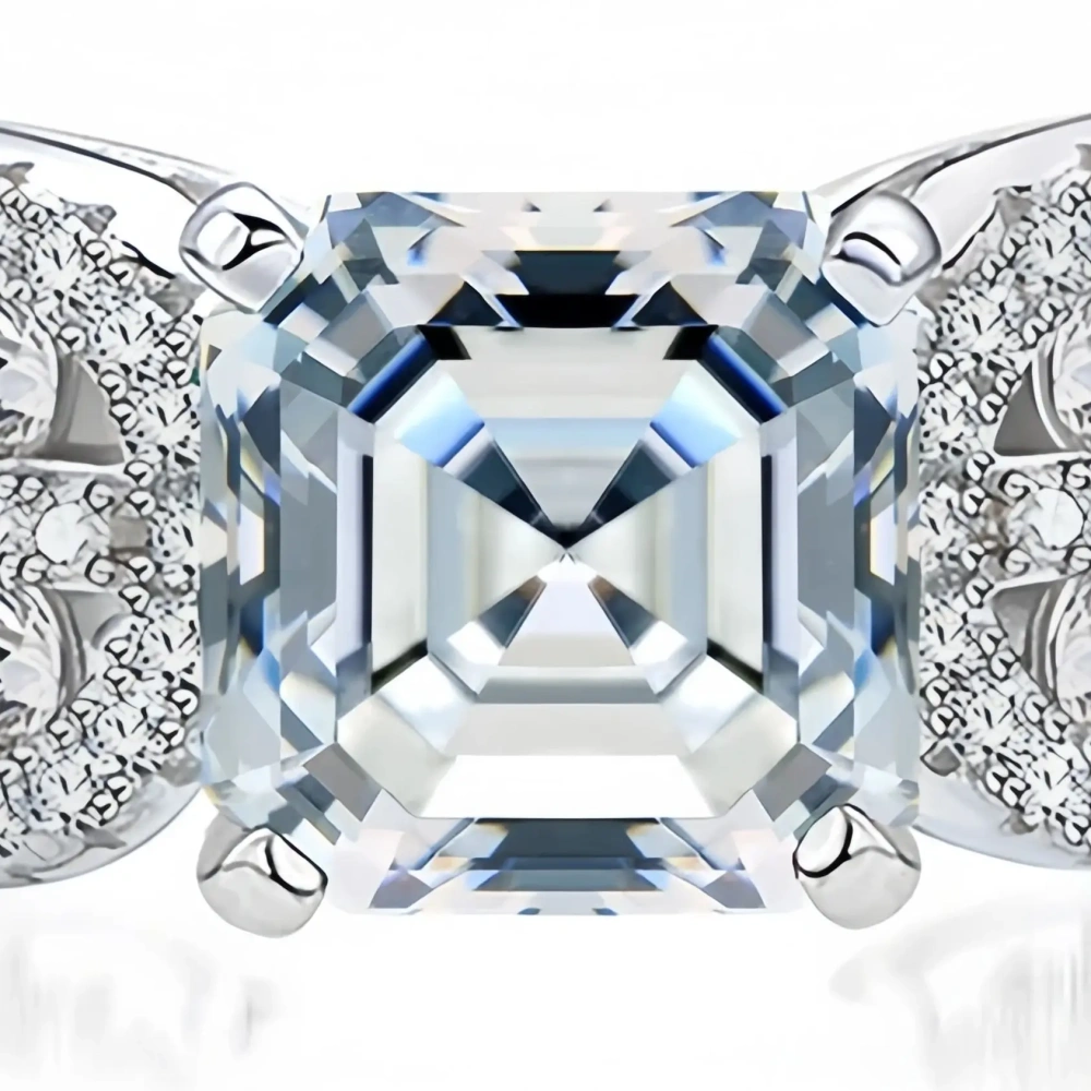 ShanLover Brand MST Top Grade 2.5ct Moissanite Diamond Ring for Women Girl Luxury S925 Sterling Silver Rings Gemstones Jewelry
