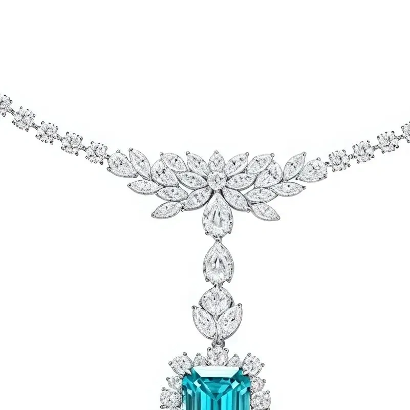 ShanLover Brand High Quality New Products Luxury Brand Designer Lab Grown Gemstones Necklace Certificated Jewelry