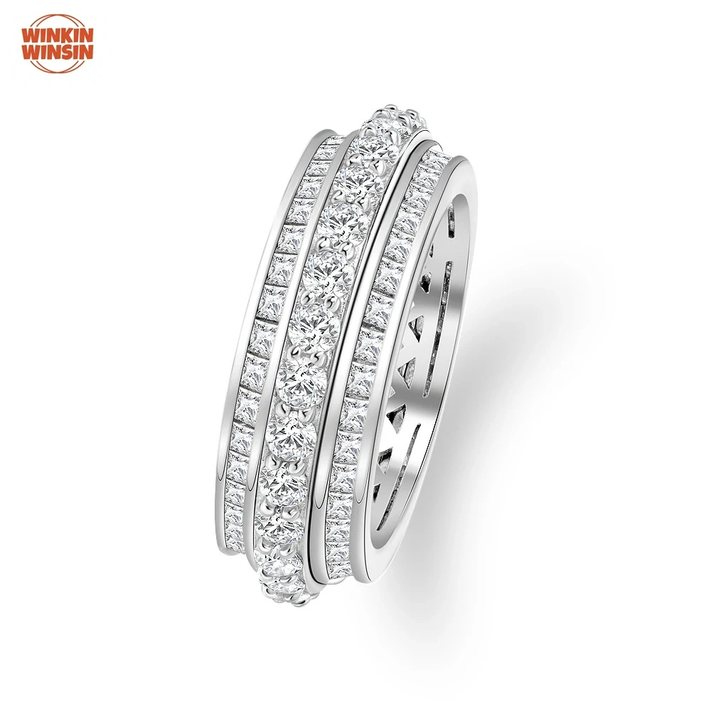 Winkin Winsin A 5-Carat Morgan Pink Diamond Ring 10*10 High-Carbon Square Design Exuding Sophistication for Women