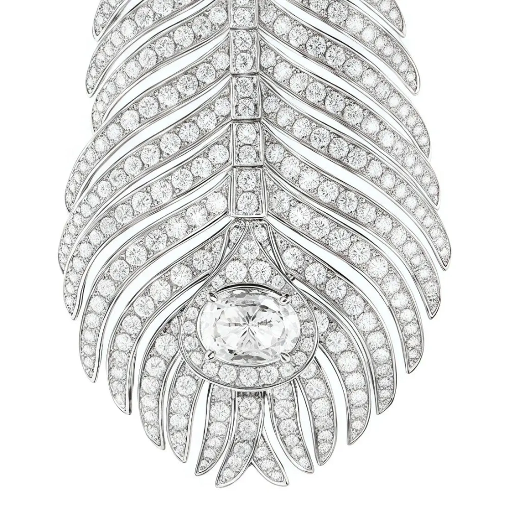 Winkin Winsin MST Top Grade Real 925 Sterling Silver Earrings Stud Jewelry For Women Luxury Brand Feather Drop Earrrings Jewelry