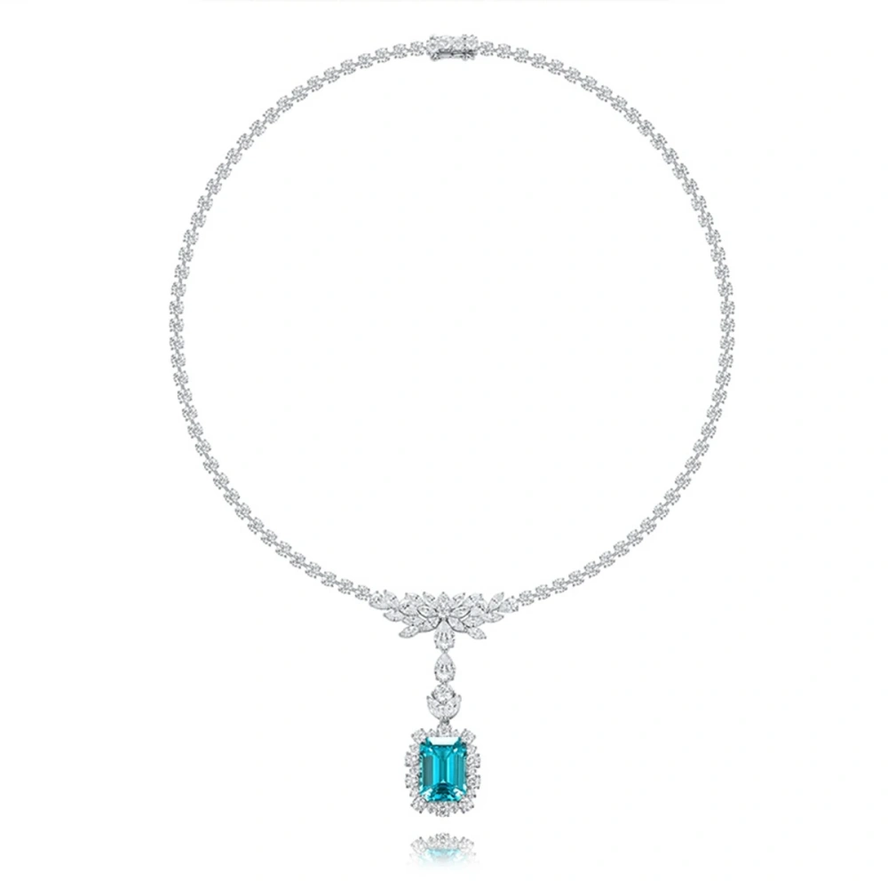 ShanLover Brand High Quality New Products Luxury Brand Designer Lab Grown Gemstones Necklace Certificated Jewelry