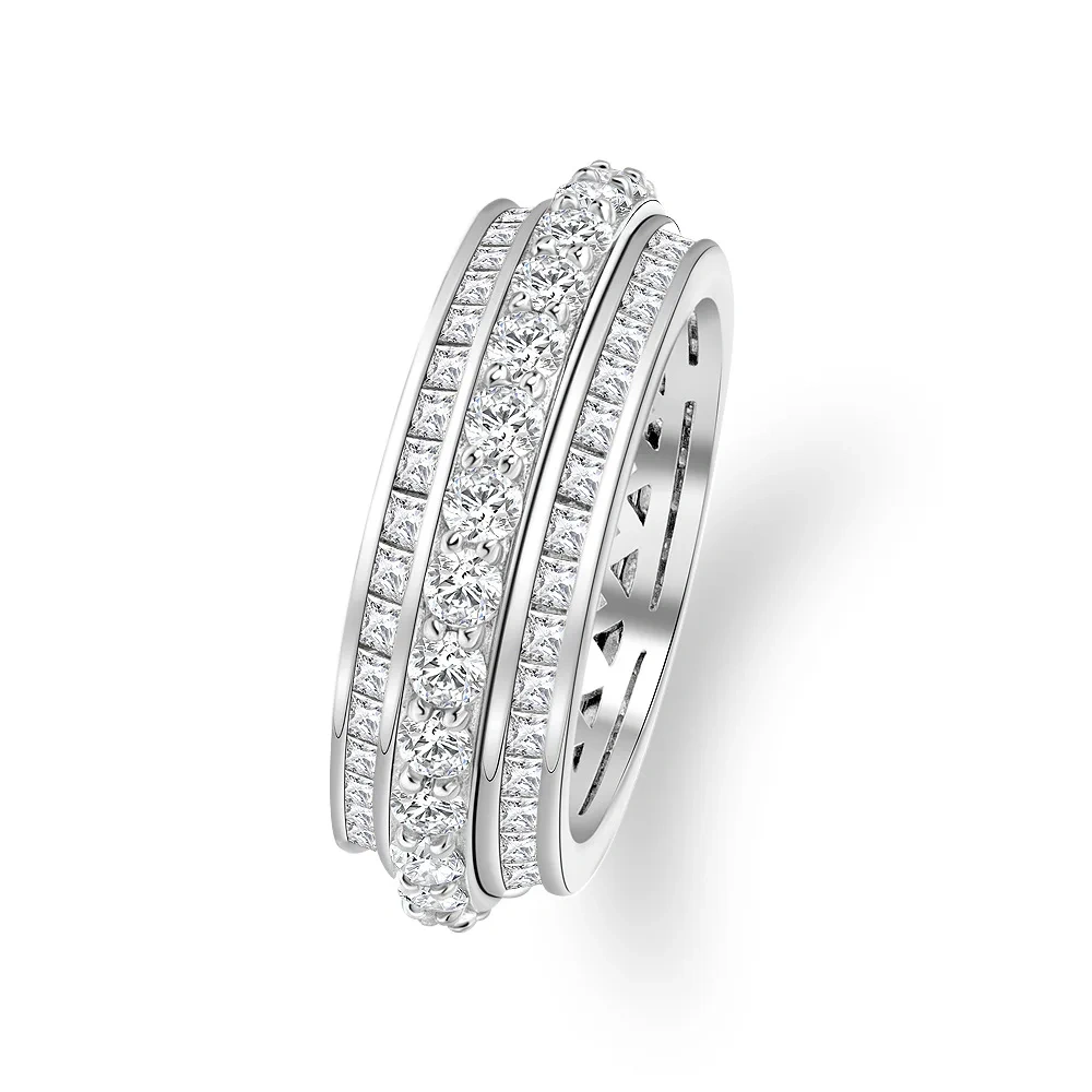 Winkin Winsin A 5-Carat Morgan Pink Diamond Ring 10*10 High-Carbon Square Design Exuding Sophistication for Women