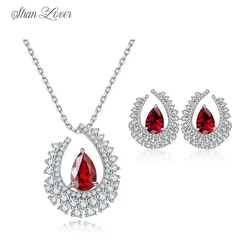 ShanLover Brand Lab Grown Gemstones Necklace Luxury Brand Designer Newest Certificated Women Elegant Sophistication Jewelry