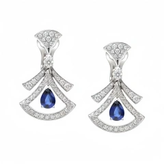 Blue White Zinc Plated