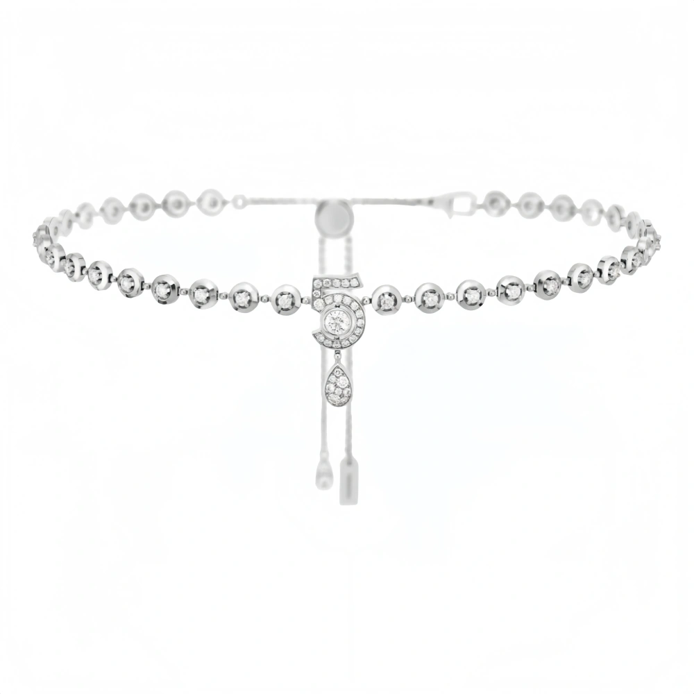 Winkin Winsin Highest Quality 925 Sterling Silver Necklace Tassel Figure 5 Pendants Women Eternal No 5 Necklace Pendant Jewelry