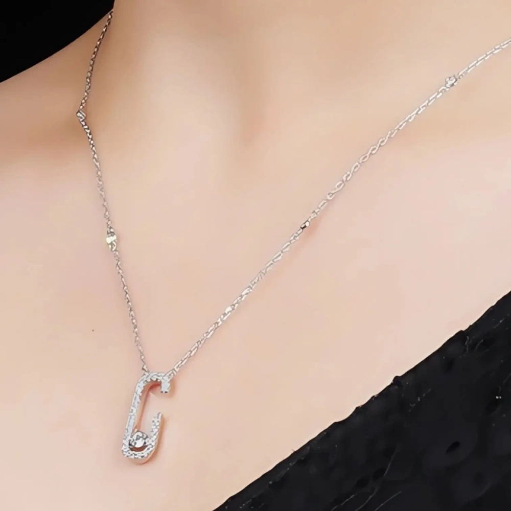 WINKIN WINSIN Brand MST 925 Sterling Silver Pendant For Women Necklace Lab Grown Gemstones High Carbon Diamond Pendant Jewelry