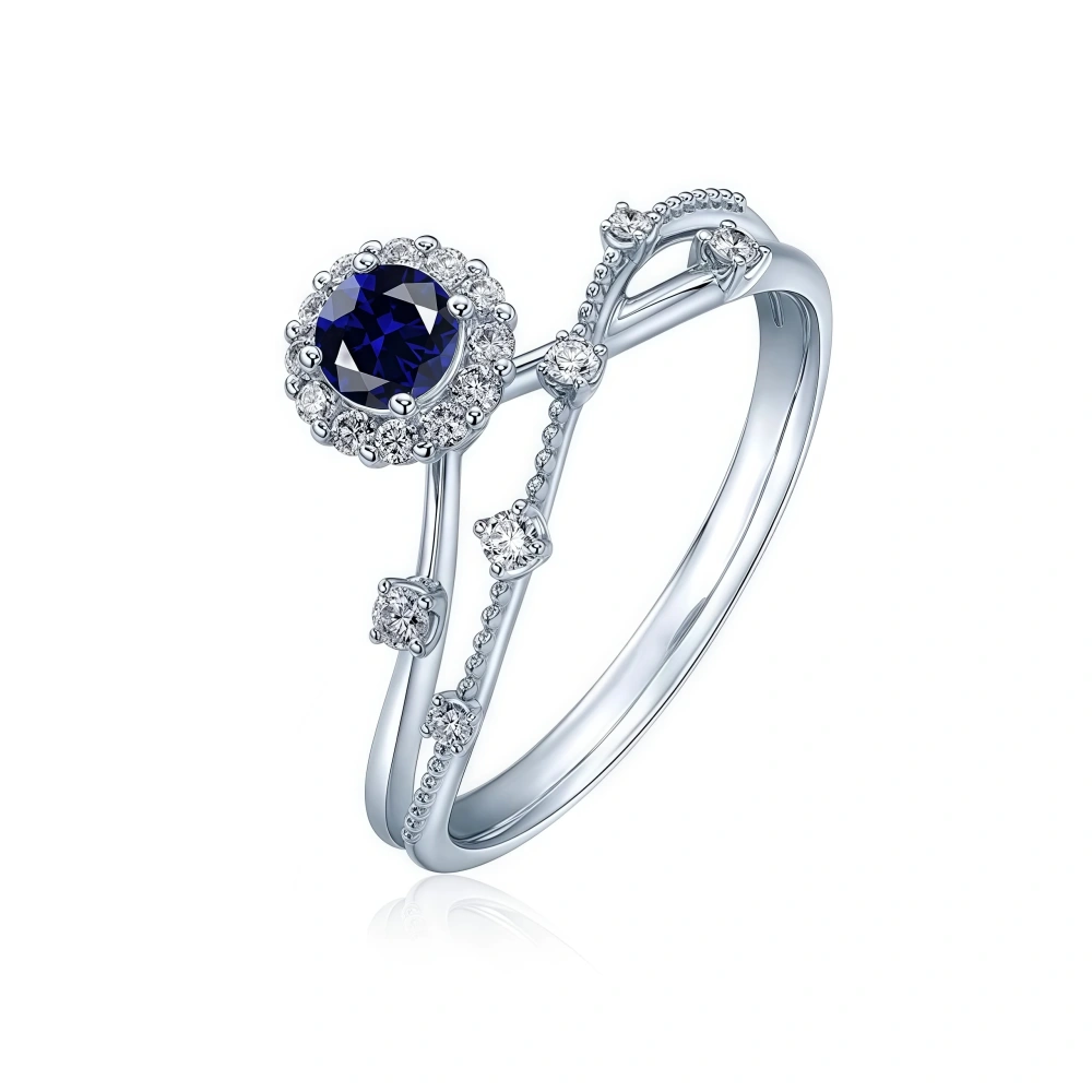 WINKIN WINSIN Brand MST Trendy Fashion Ring For Women 925 Sterling Silver Certificated Zircon Rings Fine Jewelry