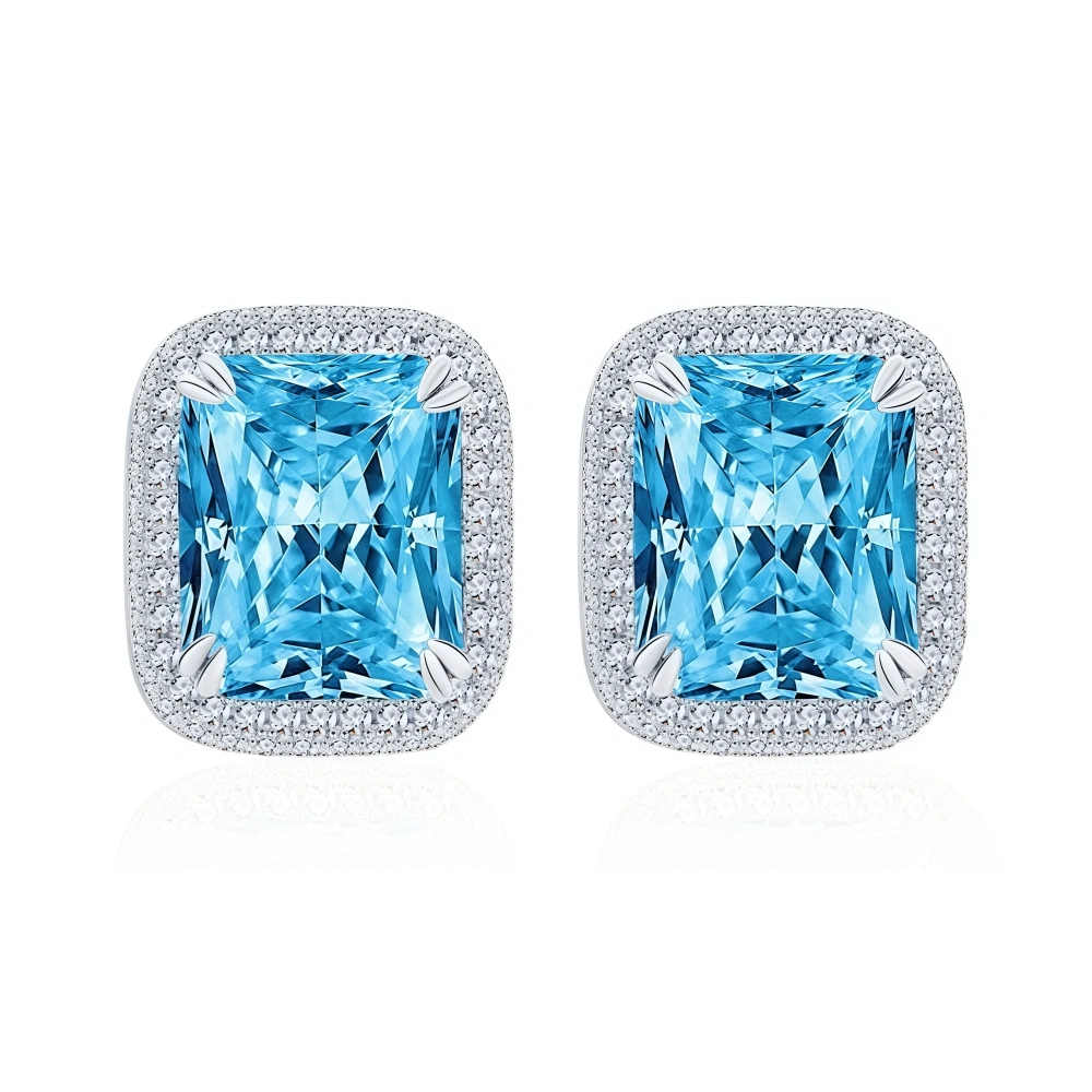 WINKIN WINSIN Brand MST Newest Hot Selling Earrings Silver Real 925 Sterling Silver Fashion High Carbon Diamond Earrings Jewelry
