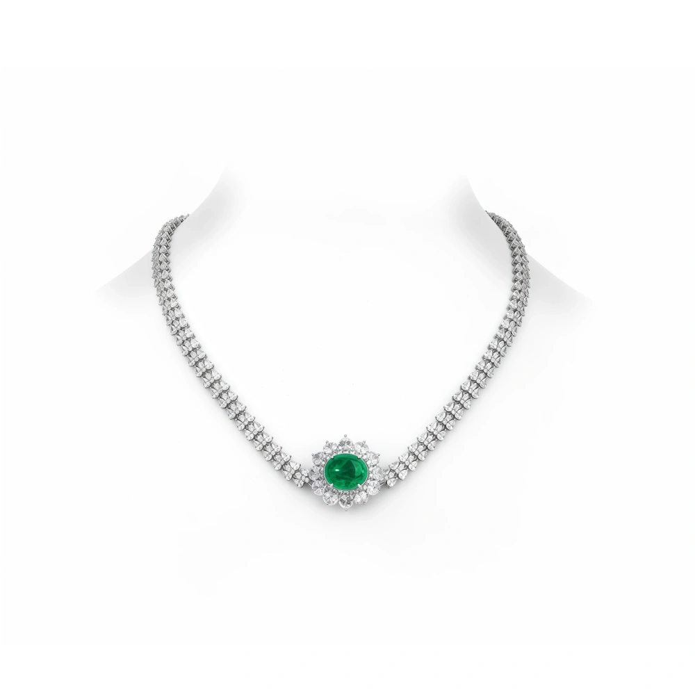 Winkin Winsin Brand 925 Sterling Silver Pendants twisted chain Necklace Plated Platinum High Carbon Diamond Necklace Pendant